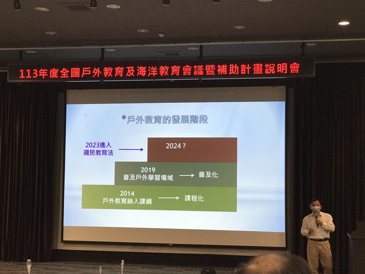 進行補助說明會