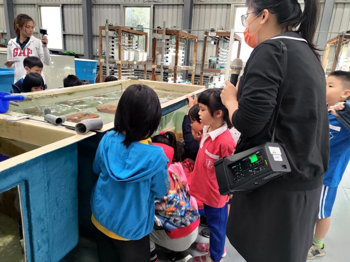 參觀深層海水養殖場