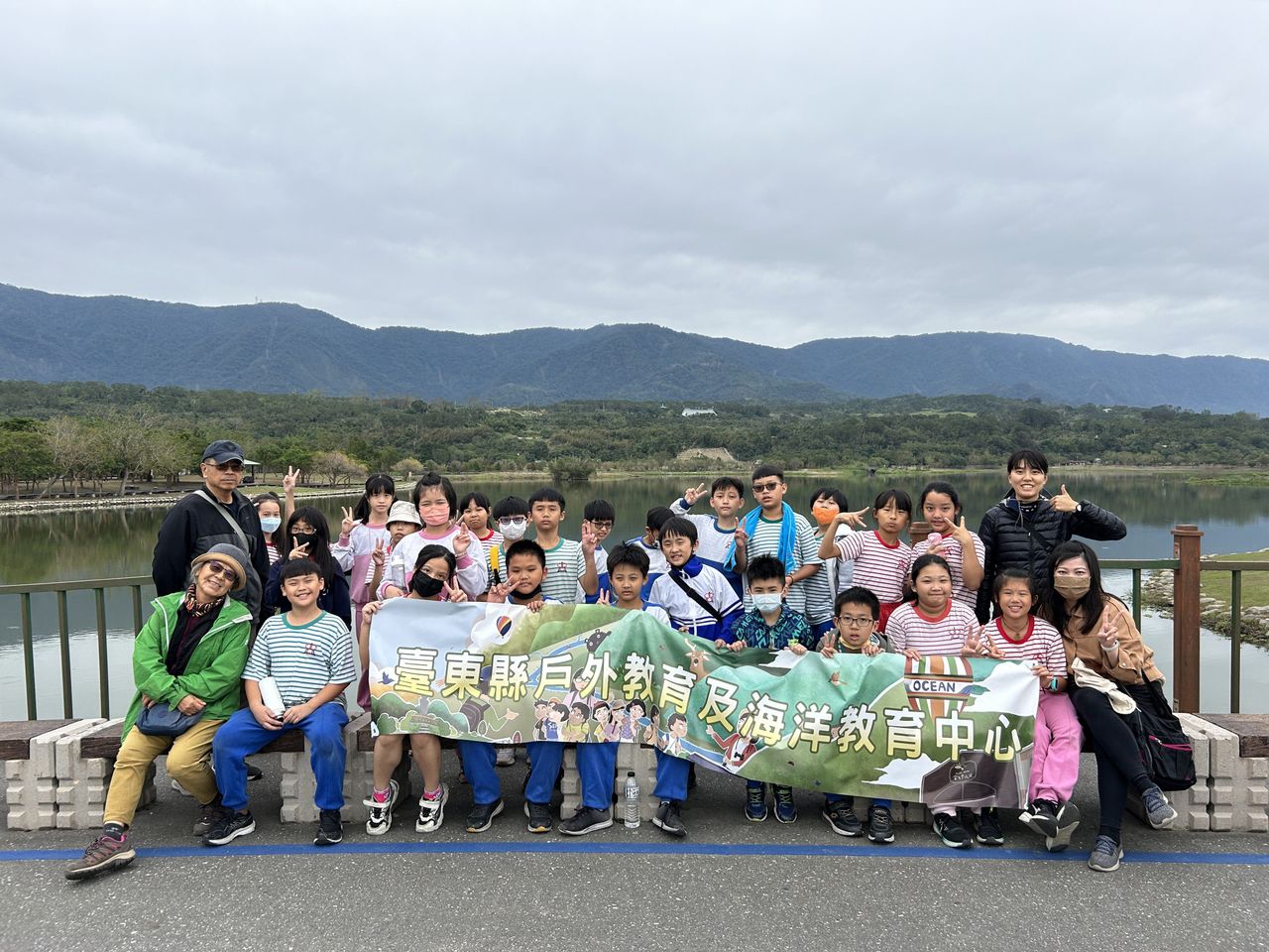 活動結束在大坡池大合照。