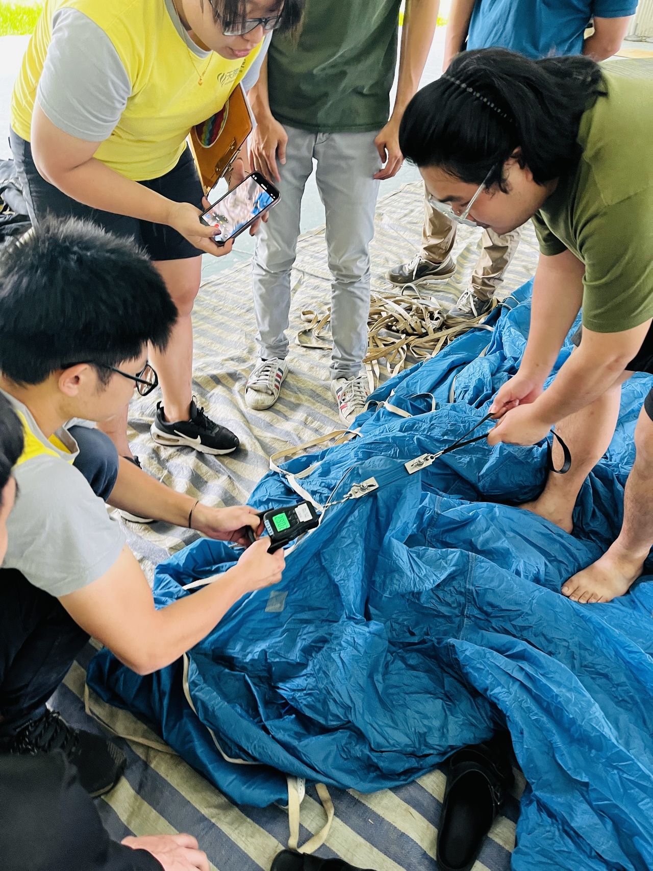 熱氣球拉力測試