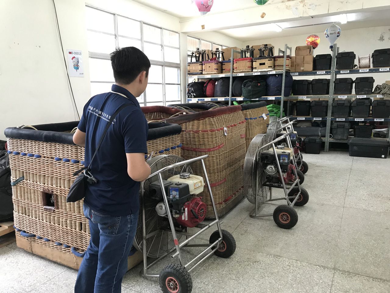 熱氣球存放倉庫