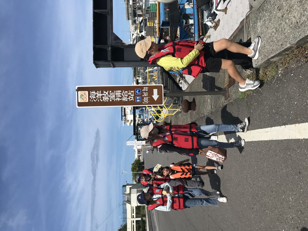 準備登船