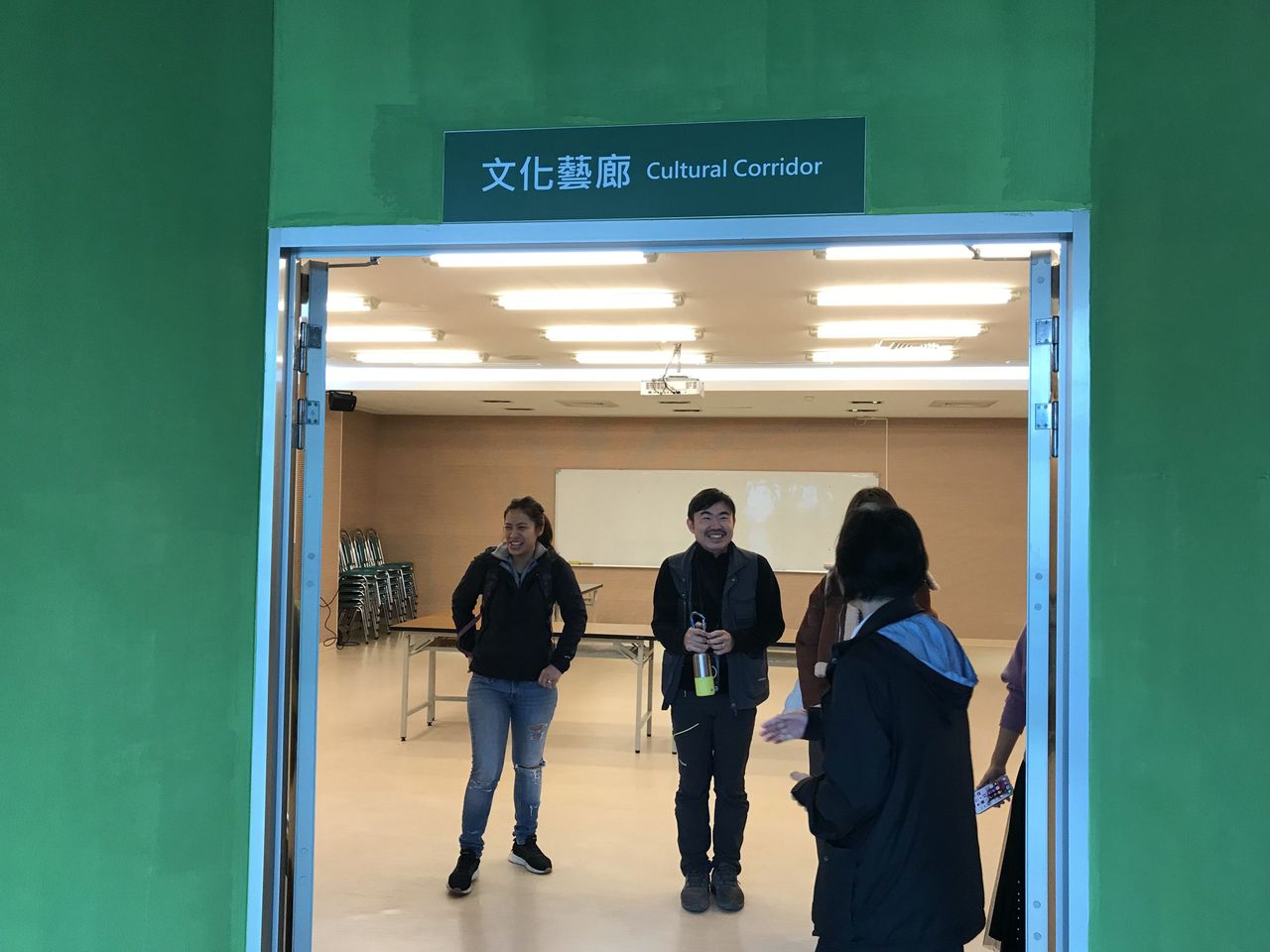 一樓文化藝廊也可做為多功能教室。