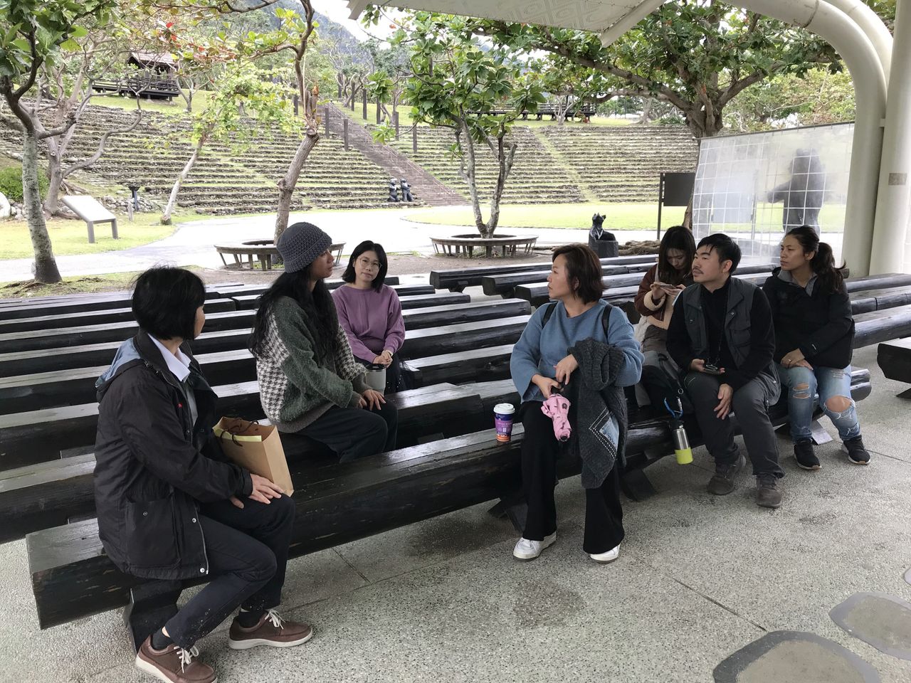 與民俗中心夥伴相見。