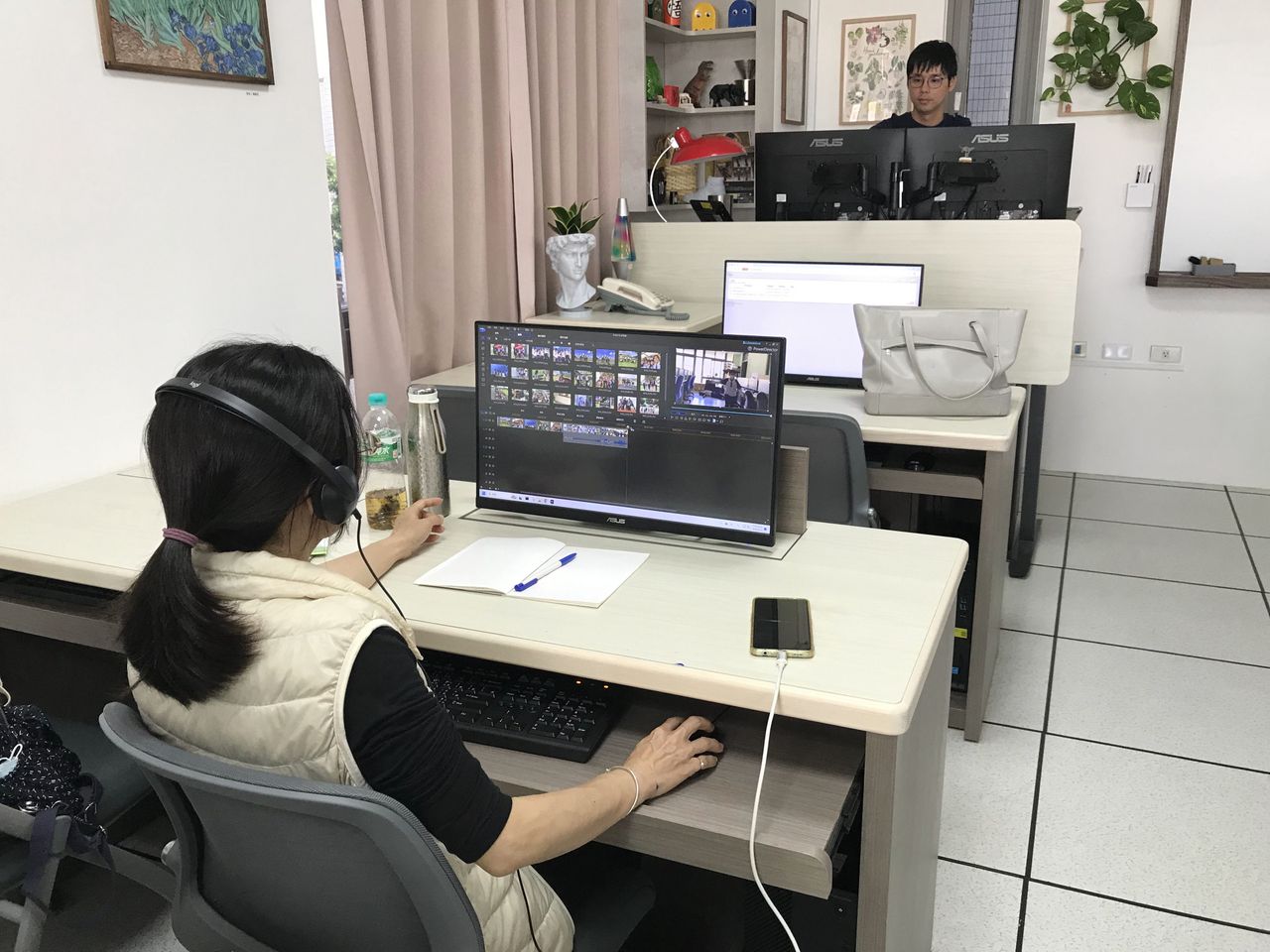 威力導演影片剪輯實作。