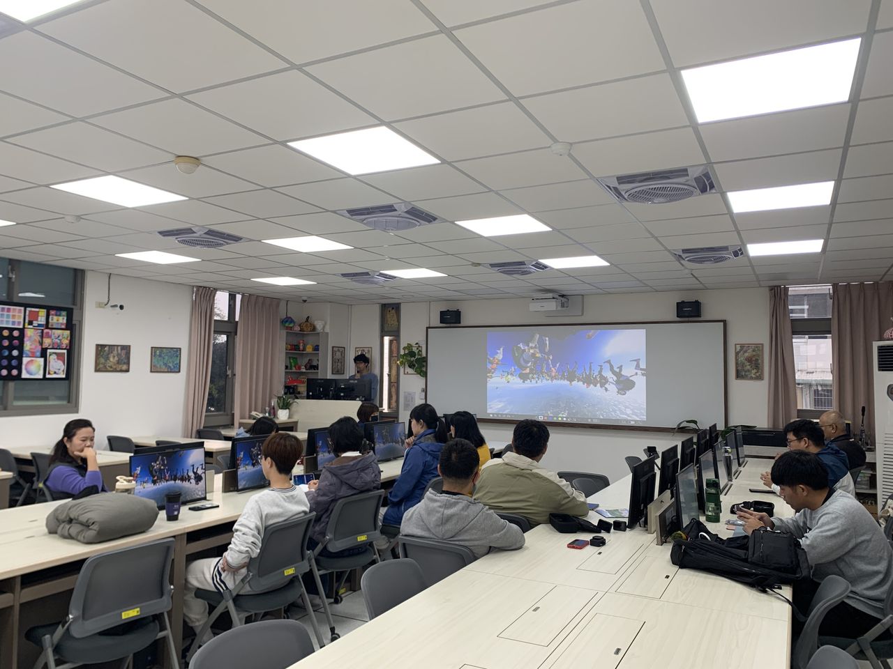 講師介紹Gopro攝影特性。
