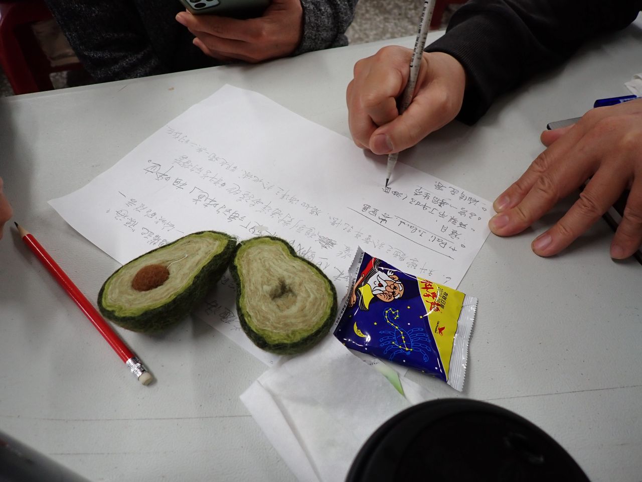 創作素材們。
