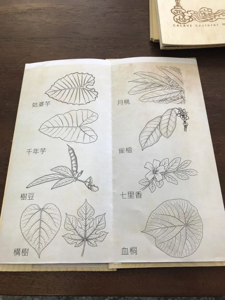 查拉密探險地圖摺頁